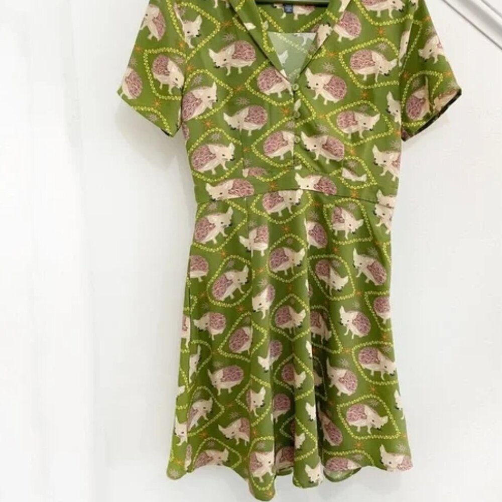 Modcloth Sadie Hawkins Dress size 4X - Picture 4 of 4